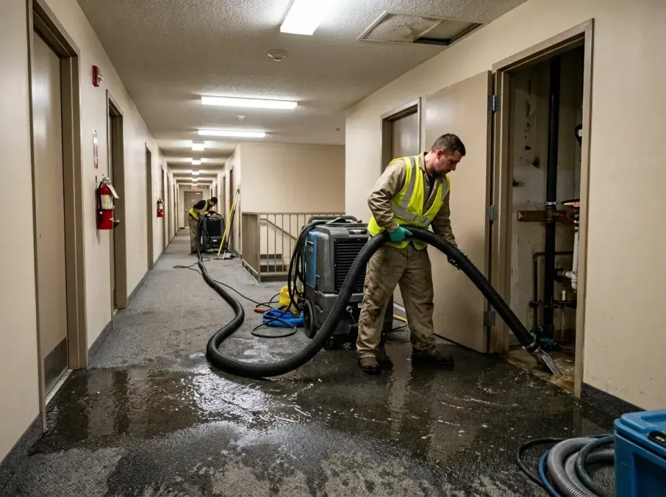 multi-unit-apartment-hallway-f-005 — frequently asked questions, Emergency Burst Pipe Water Extraction & Removal in Bellvill…